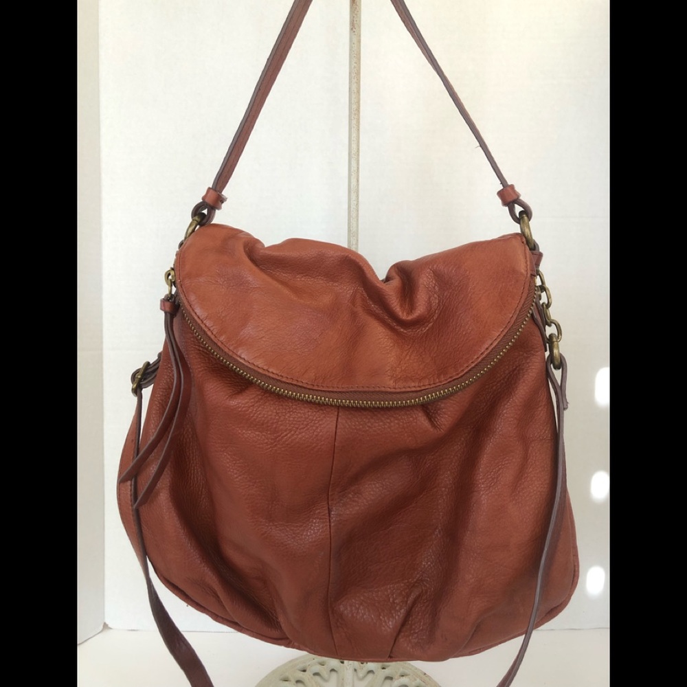 Margot of New York Adele Hobo Leather bag